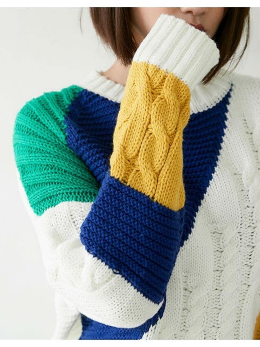 Colorblock Sweater - M - Picture 2 of 6